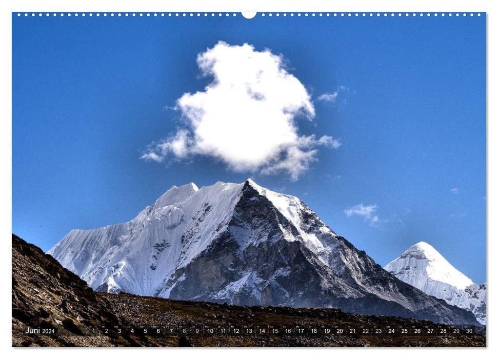Himalayas - Peaks of Sagarmatha National Park (CALVENDO wall calendar 2024) 