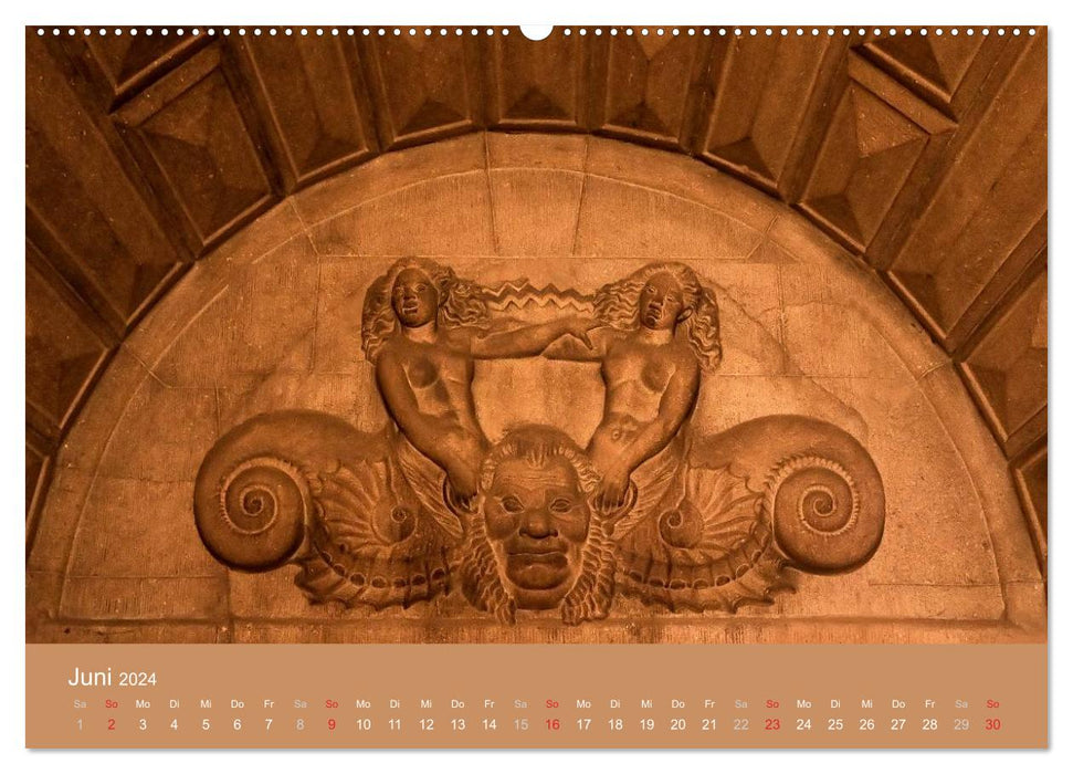 Leipzig - Vom Jugendstil zum Art Deco (CALVENDO Wandkalender 2024)