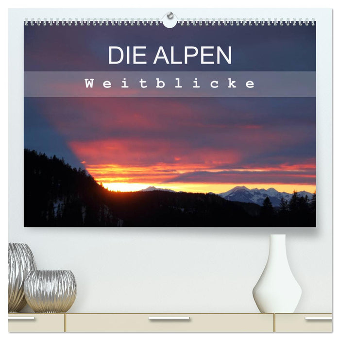 LES ALPES - Visions (Calendrier mural CALVENDO Premium 2024) 