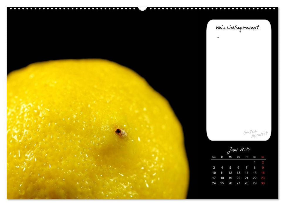 Calendrier de cuisine Bon Appétit (CALVENDO Premium Wall Calendar 2024) 