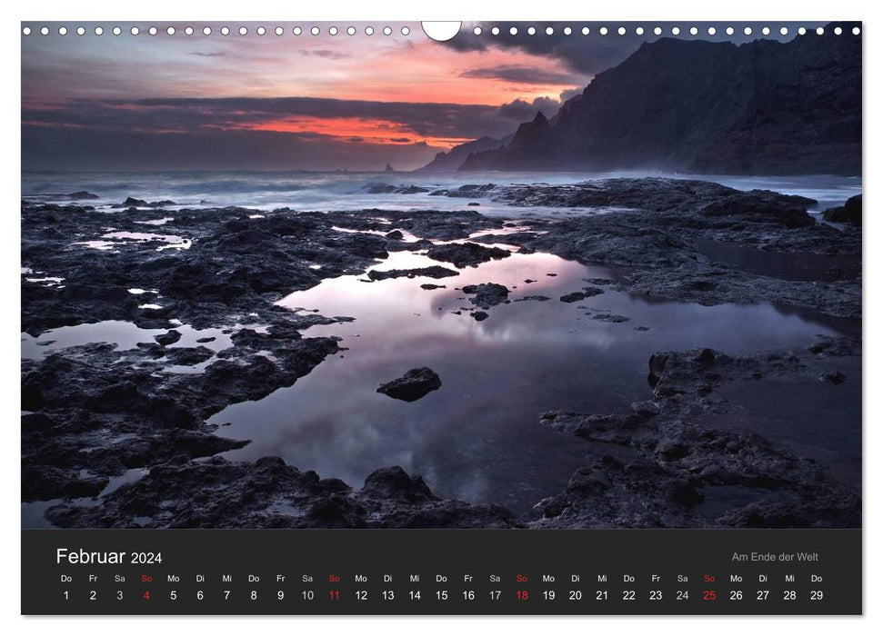 TENERIFE The wild north (CALVENDO wall calendar 2024) 