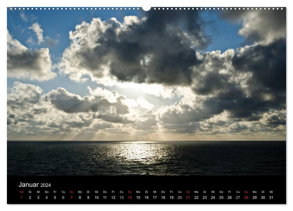 Sea and coast (CALVENDO wall calendar 2024) 