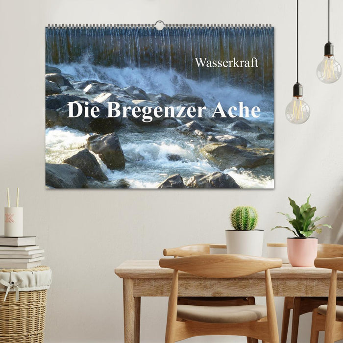 Wasserkraft - Die Bregenzer Ache (CALVENDO Wandkalender 2024)