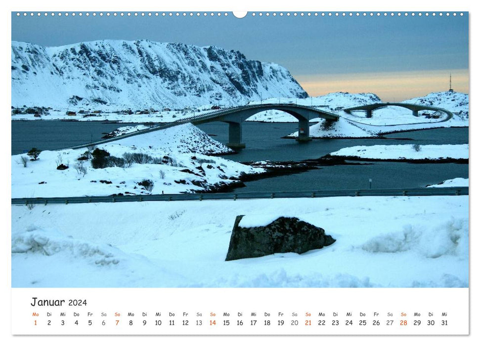 Northern Norway in the light (CALVENDO wall calendar 2024) 