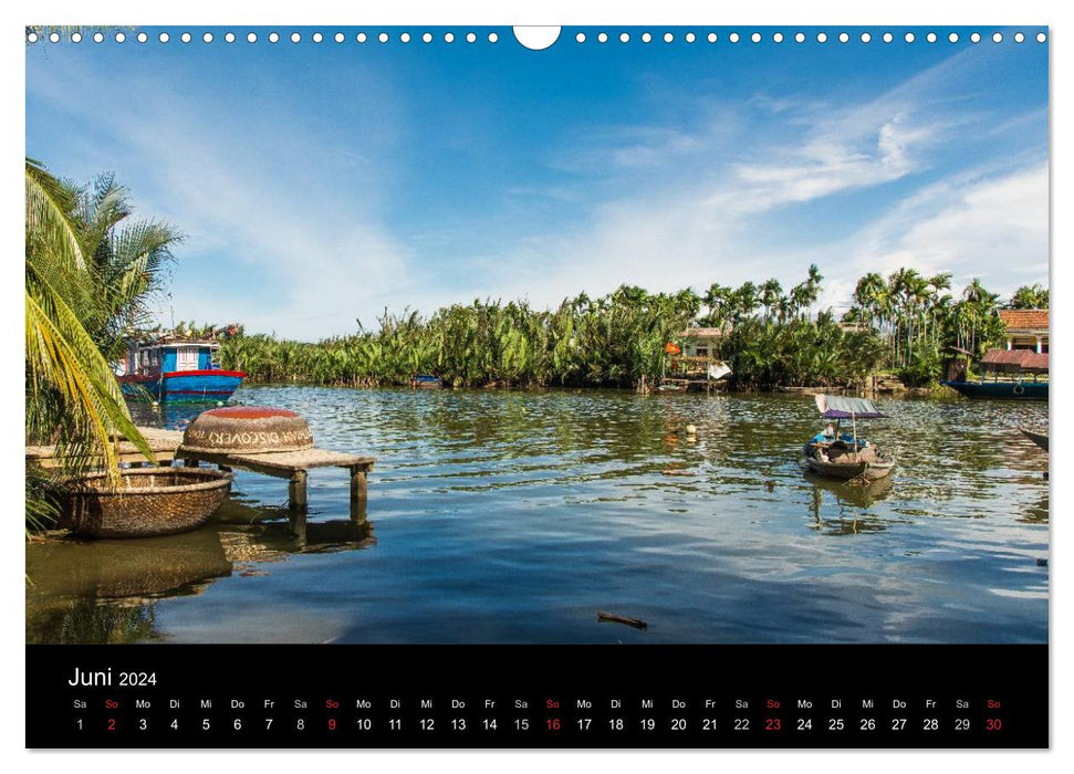 Vietnam adventure trip (CALVENDO wall calendar 2024) 