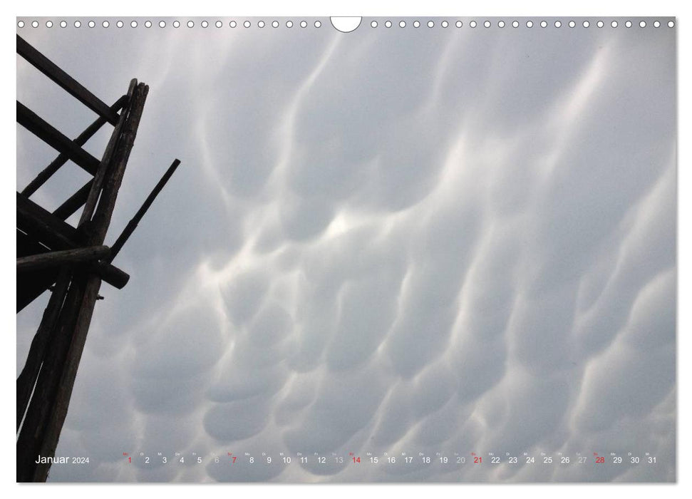 Seas of clouds - vast skies above the earth (CALVENDO wall calendar 2024) 