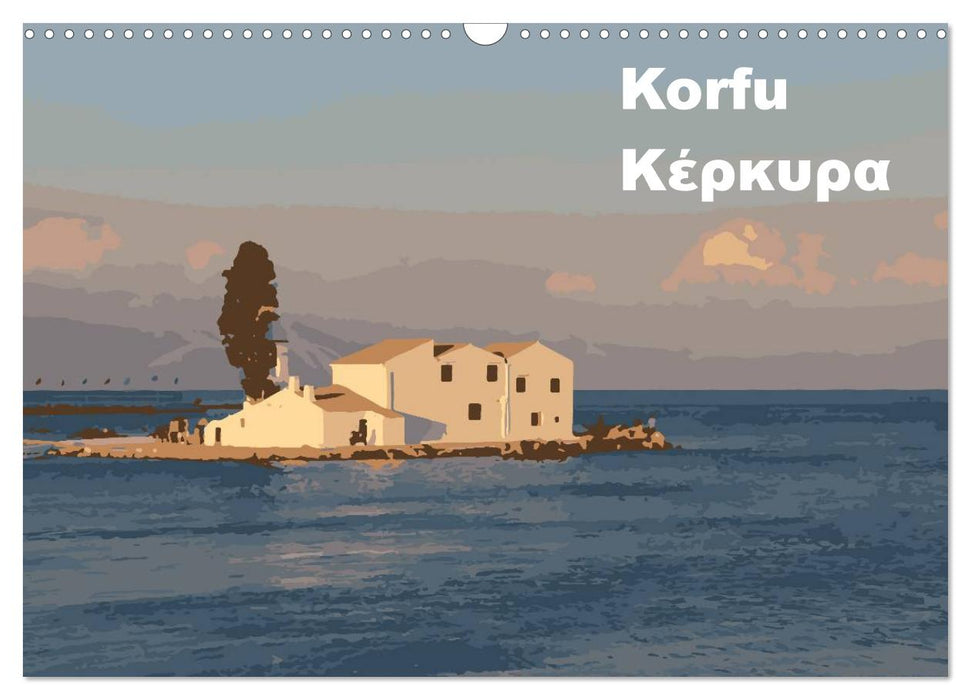 Korfu - Kerkira (CALVENDO Wandkalender 2024)