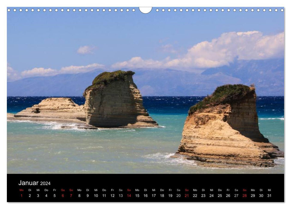 Korfu - Kerkira (CALVENDO Wandkalender 2024)