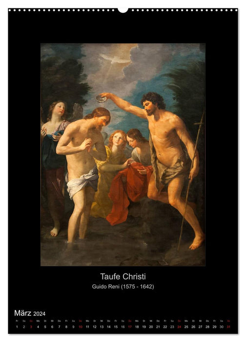 Jesus Christus - Das Leben Christi auf Gemälden der alten Meister (CALVENDO Premium Wandkalender 2024)