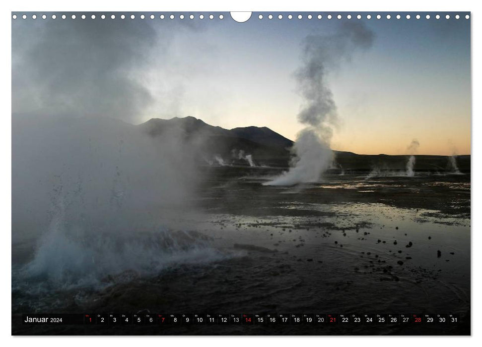 Atacama Desert - Landscapes of Extremes (CALVENDO Wall Calendar 2024) 
