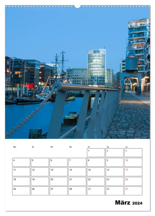 Schönes Hamburg (CALVENDO Premium Wandkalender 2024)