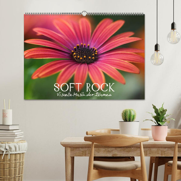 Soft Rock - Visual Music of Flowers (CALVENDO Wall Calendar 2024) 