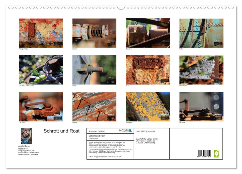 Scrap and rust (CALVENDO wall calendar 2024) 