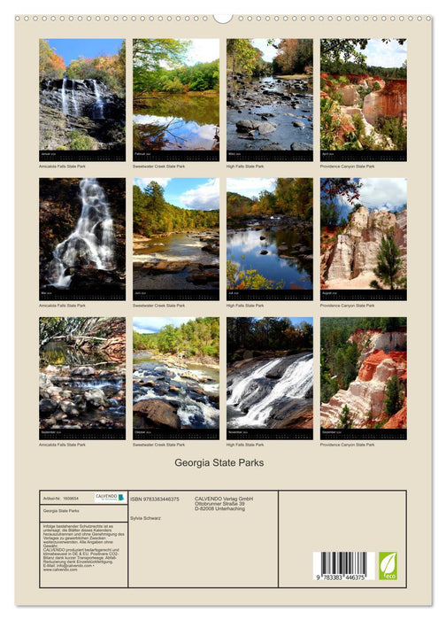Georgia State Parks (CALVENDO Premium Wall Calendar 2024) 