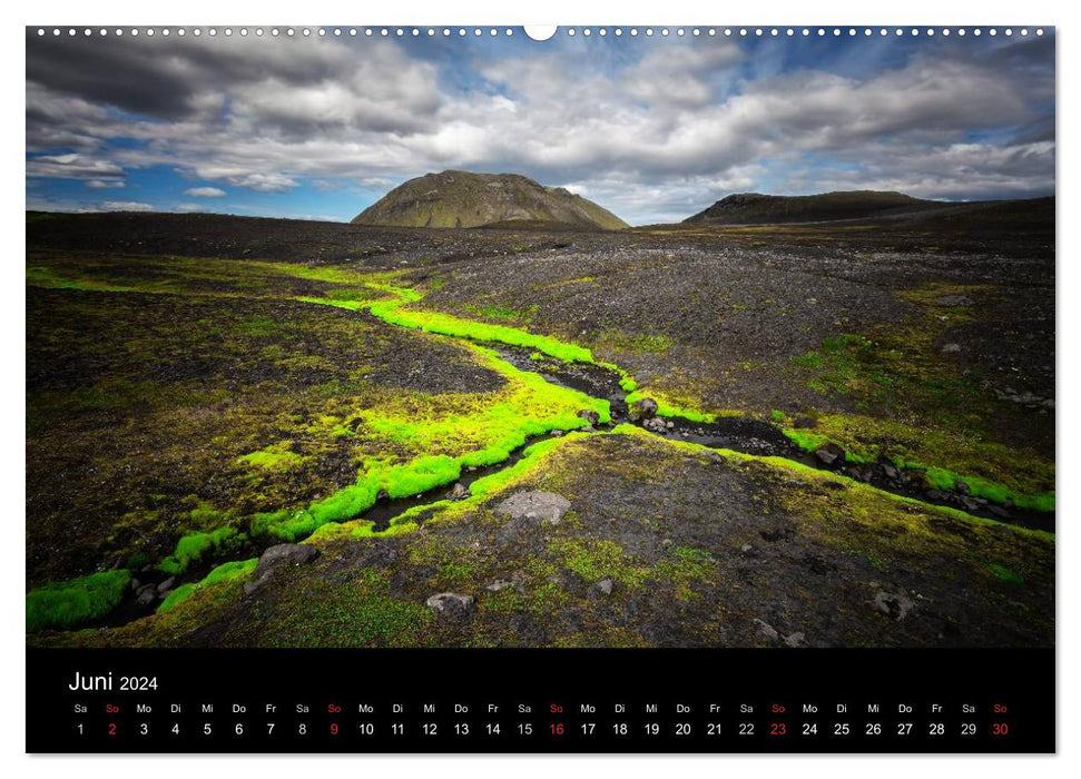 Iceland - the rough beauty (CALVENDO Premium Wall Calendar 2024) 