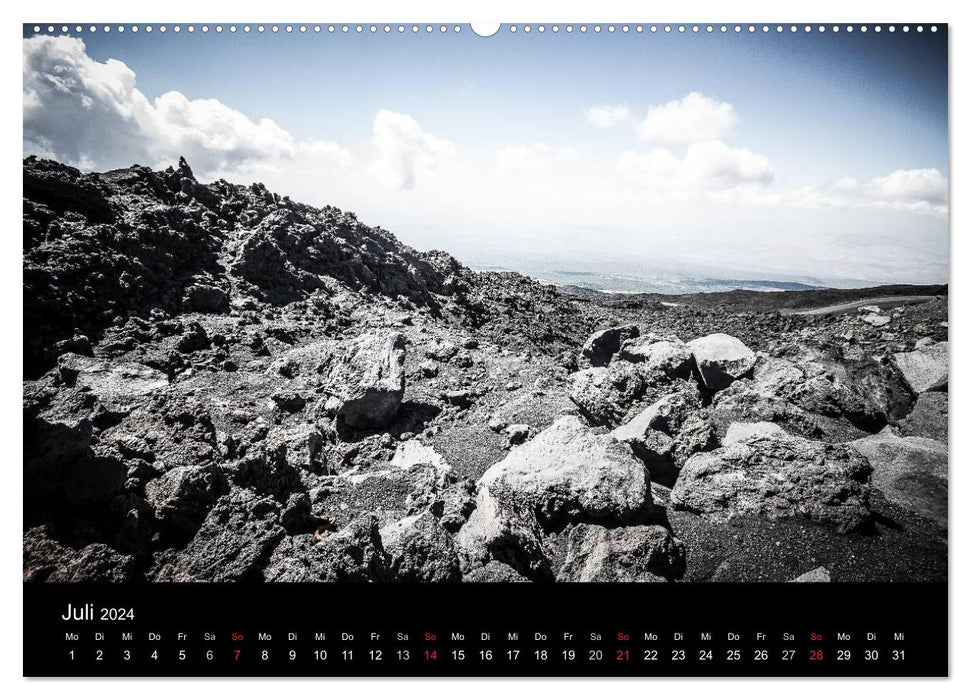 Etna - Volcanic Landscapes (CALVENDO Premium Wall Calendar 2024) 