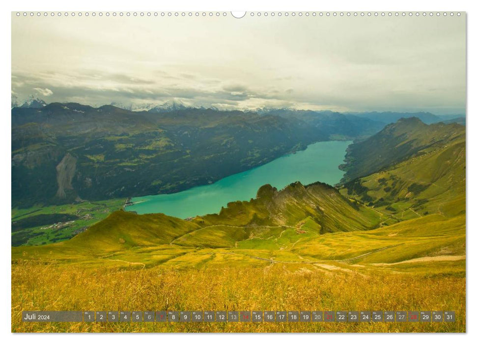 Entdecke die Berge der Schweiz mit dem TELL-PASS (CALVENDO Premium Wandkalender 2024)