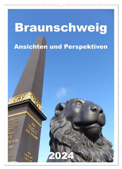 Braunschweig views and perspectives (CALVENDO wall calendar 2024) 