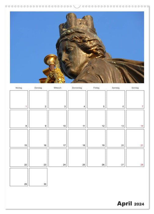 Braunschweig views and perspectives (CALVENDO wall calendar 2024) 