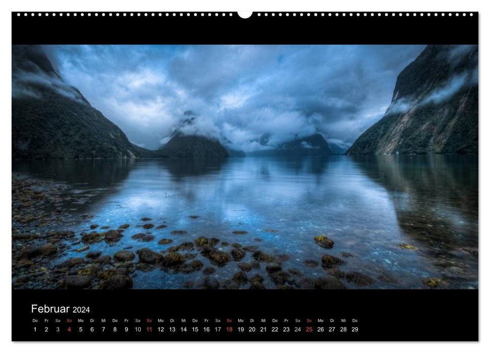 New Zealand's landscapes (CALVENDO Premium Wall Calendar 2024) 