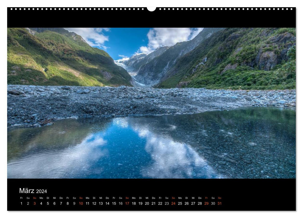 New Zealand's landscapes (CALVENDO Premium Wall Calendar 2024) 