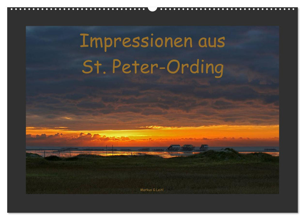 Impressionen aus St. Peter-Ording (CALVENDO Wandkalender 2024)