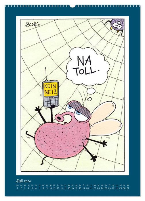 Na Toll! Comics von Martin Zak (CALVENDO Premium Wandkalender 2024)