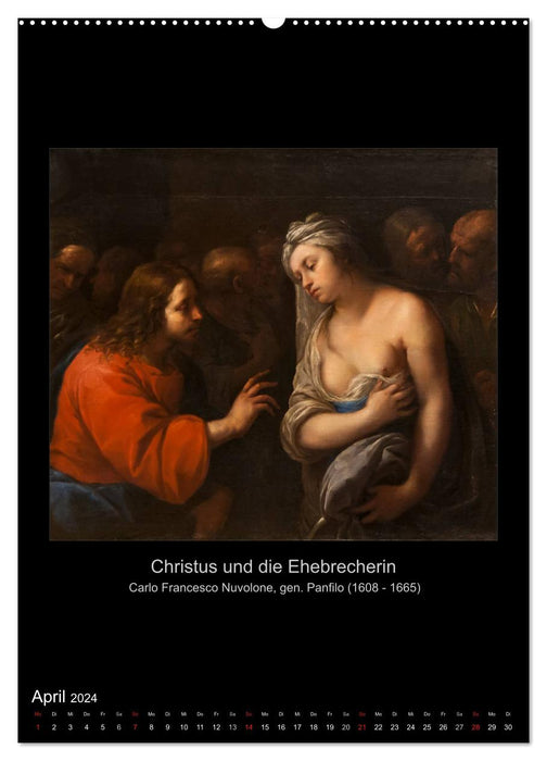 Jesus Christus - Das Leben Christi auf Gemälden der alten Meister (CALVENDO Wandkalender 2024)
