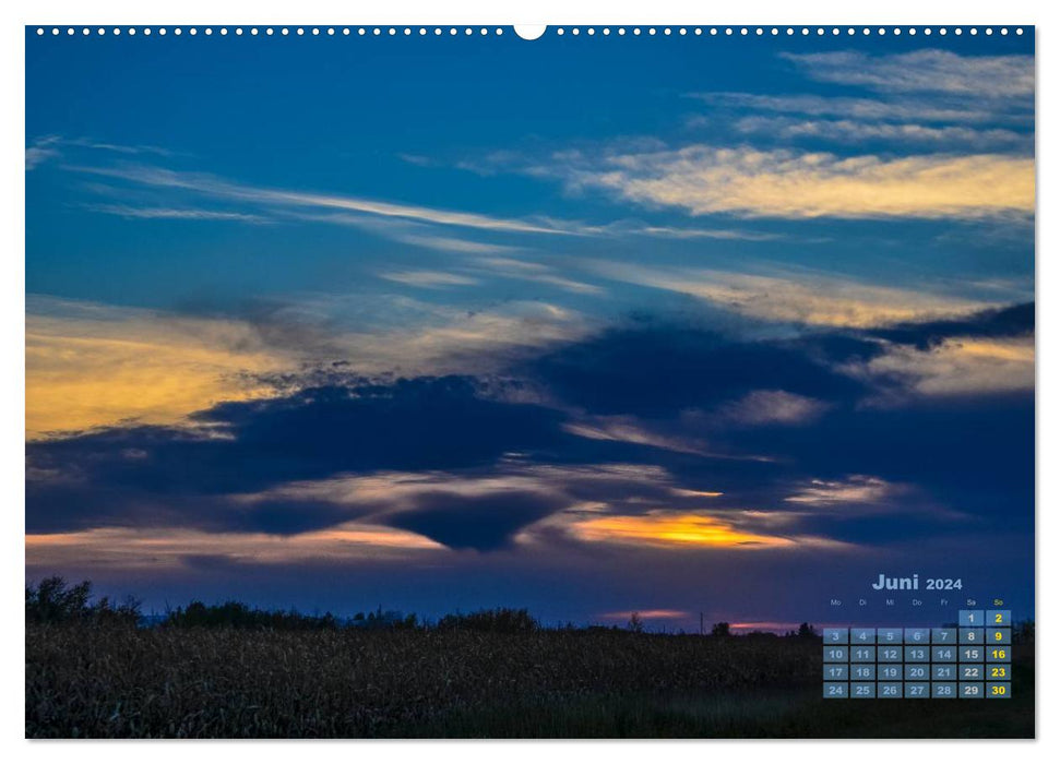 Manitoba 2024 Wenn die Sonne schlafen geht (CALVENDO Premium Wandkalender 2024)