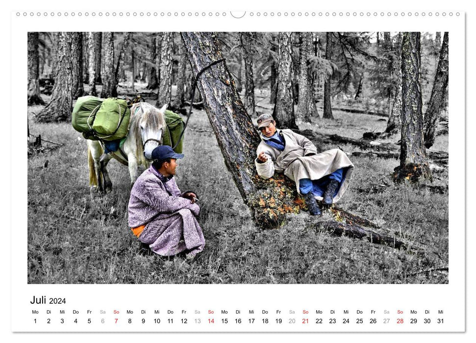 Mongolia – With Different Eyes (CALVENDO Premium Wall Calendar 2024) 