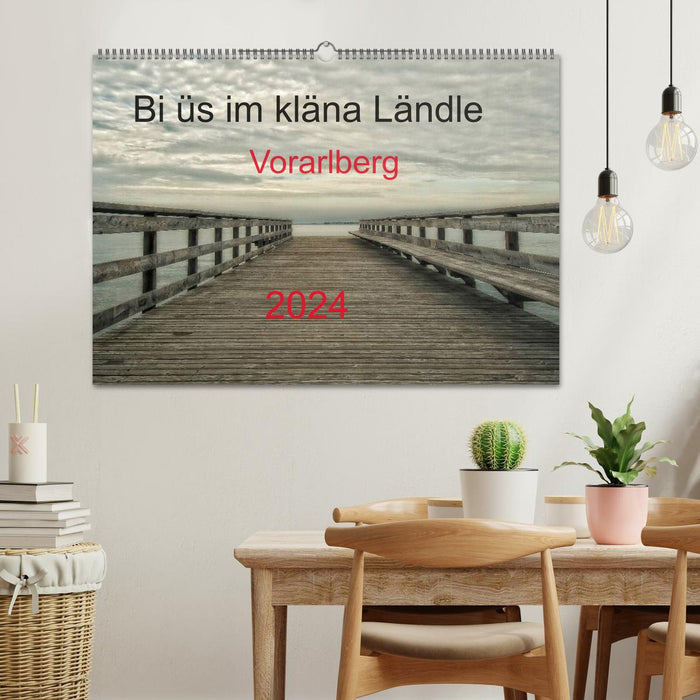 Bi üs im kläna Ländle - Vorarlberg 2024 (CALVENDO wall calendar 2024) 