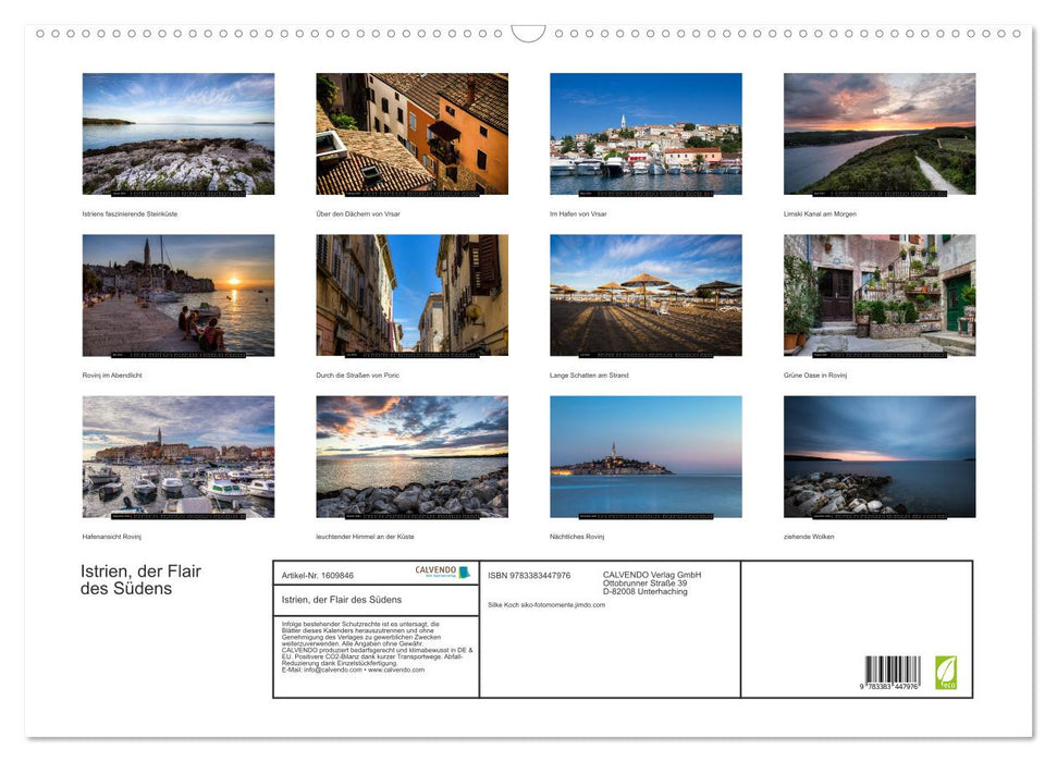 Istria, the flair of the south (CALVENDO wall calendar 2024) 