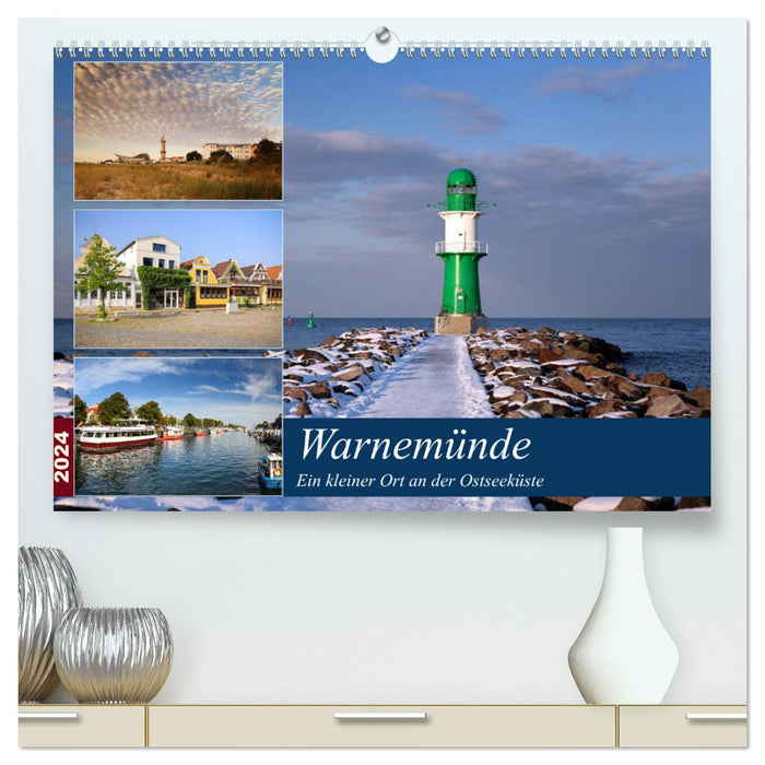 Vacation in Warnemünde (CALVENDO Premium Wall Calendar 2024) 