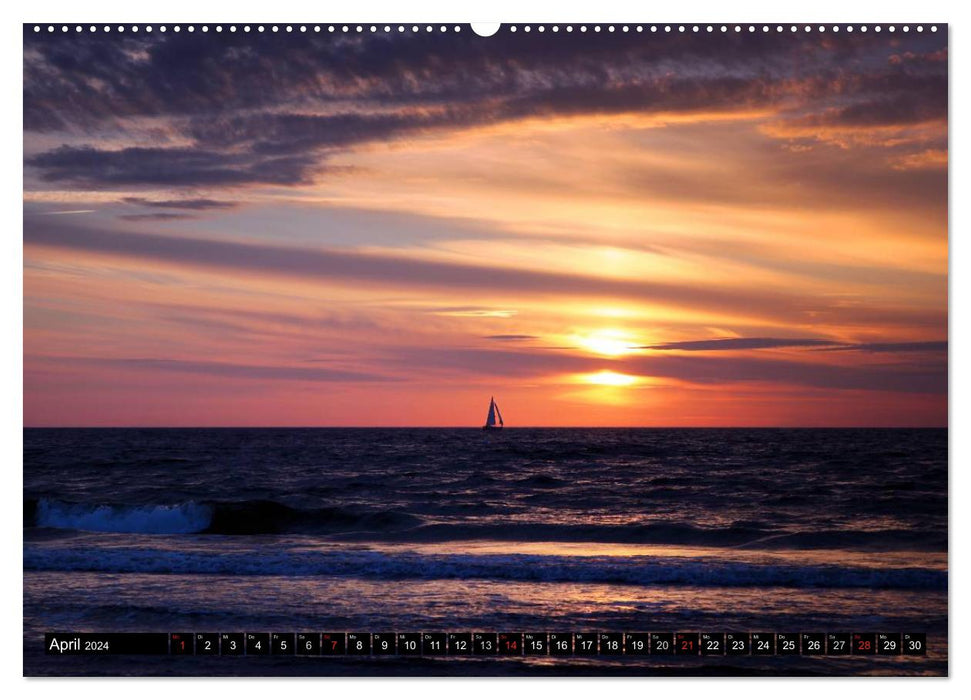 Vacation in Warnemünde (CALVENDO Premium Wall Calendar 2024) 