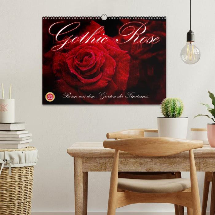 Gothic Rose - Rosen aus dem Garten der Finsternis (CALVENDO Wandkalender 2024)