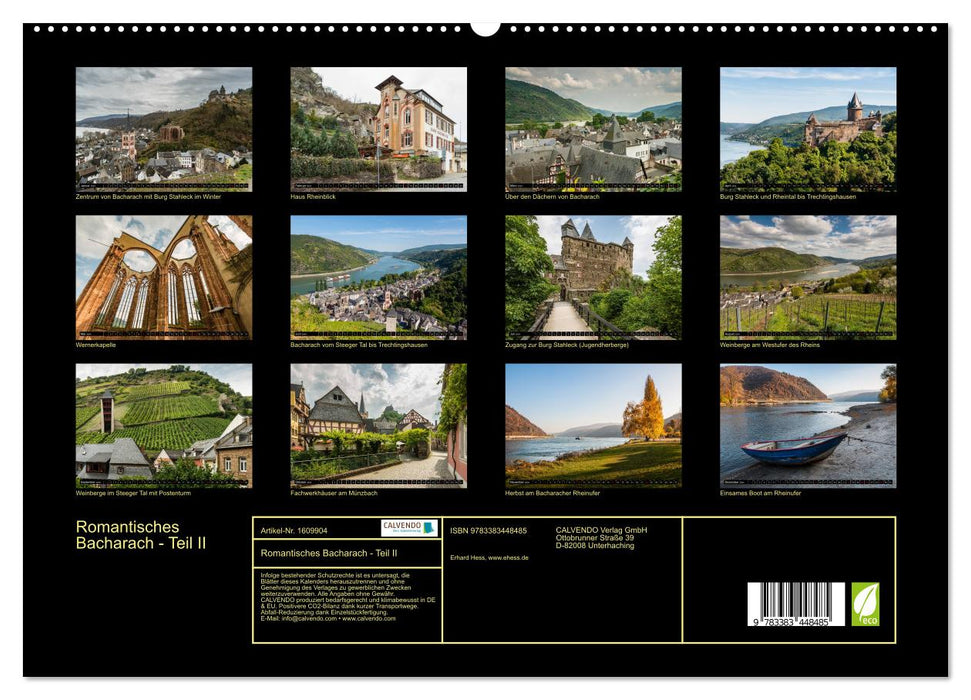 Romantic Bacharach - Part II (CALVENDO Premium Wall Calendar 2024) 