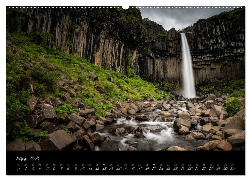 ICELAND - dream landscapes (CALVENDO Premium Wall Calendar 2024) 