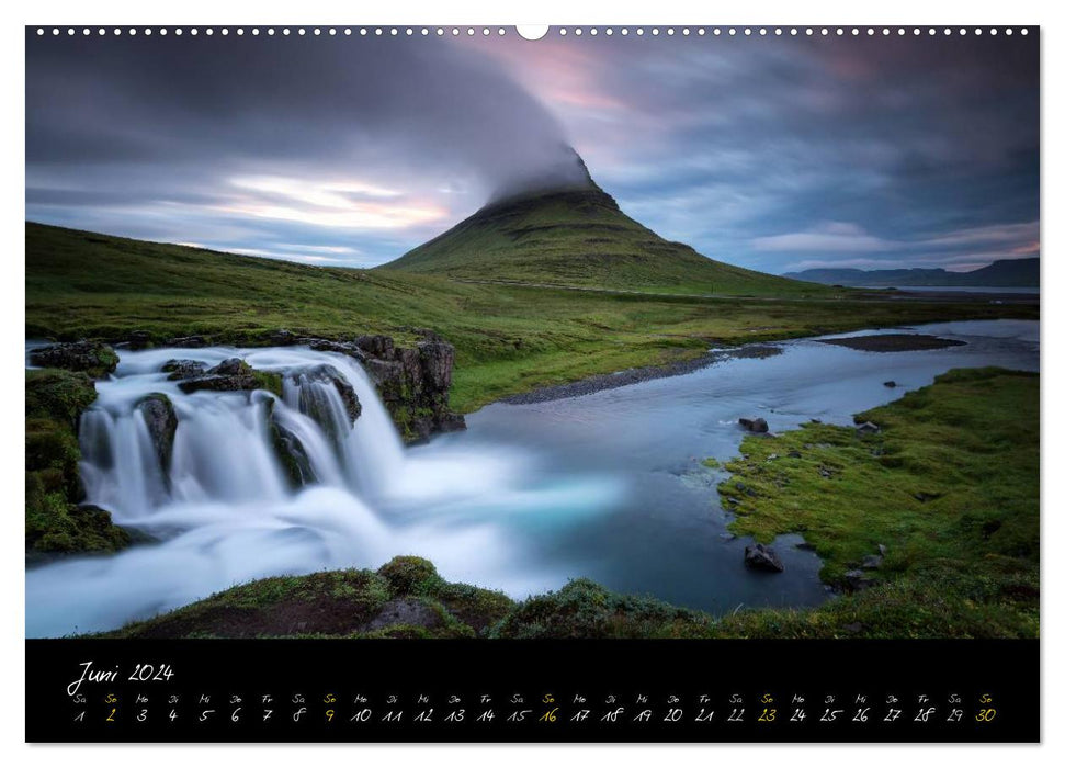 ICELAND - dream landscapes (CALVENDO Premium Wall Calendar 2024) 
