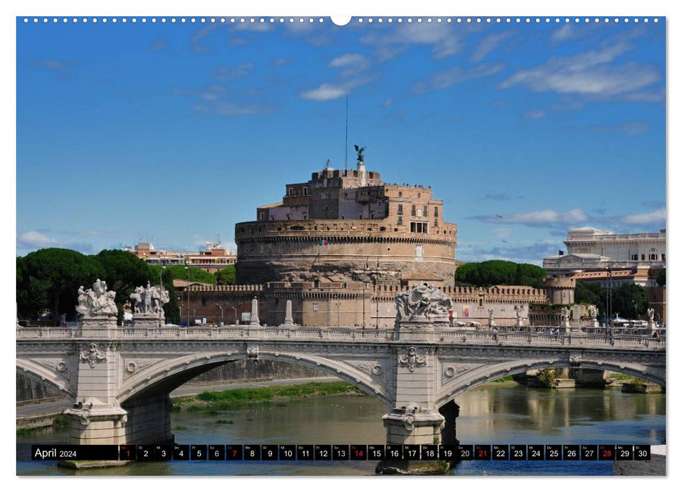 Walk through Rome (CALVENDO Premium Wall Calendar 2024) 