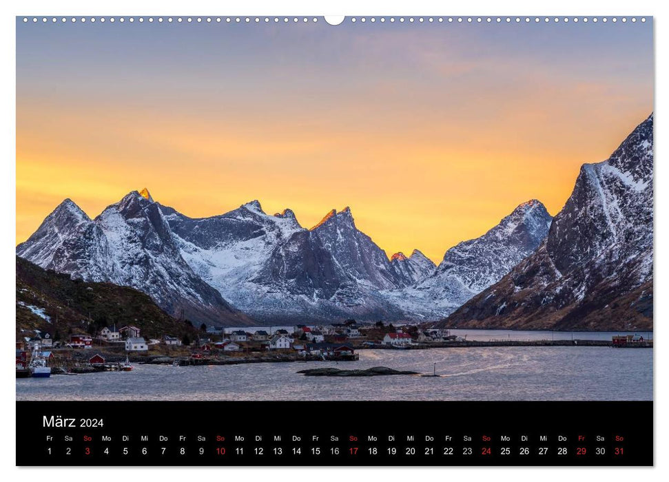 Nordnorwegen - Wundervolle Lofoten (CALVENDO Premium Wandkalender 2024)