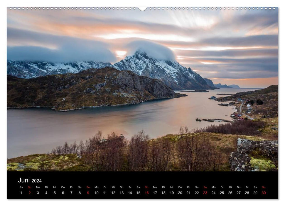 Northern Norway - Wonderful Lofoten (CALVENDO Premium Wall Calendar 2024) 