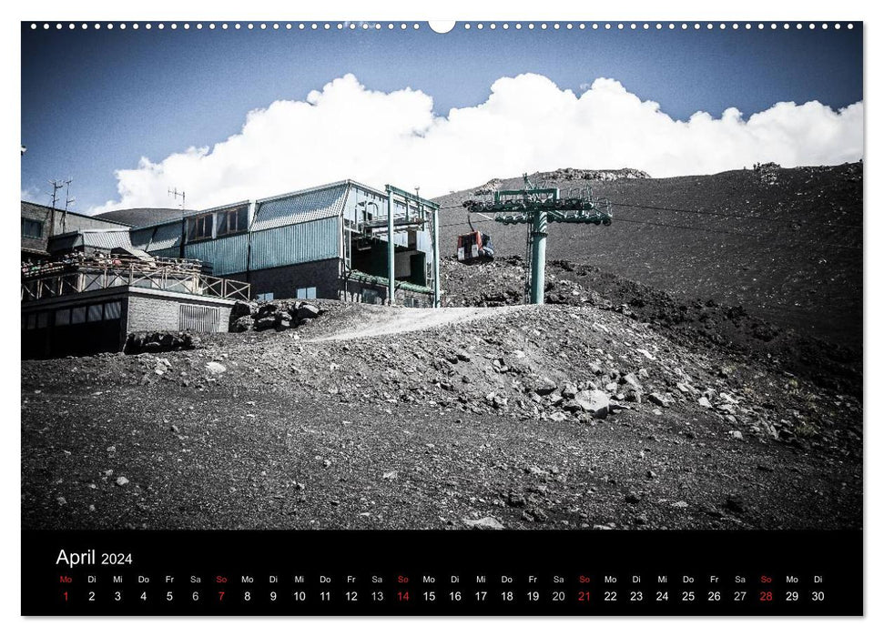 Etna - volcanic landscapes (CALVENDO wall calendar 2024) 
