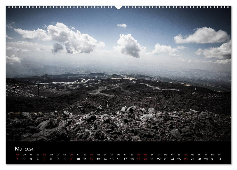 Etna - volcanic landscapes (CALVENDO wall calendar 2024) 