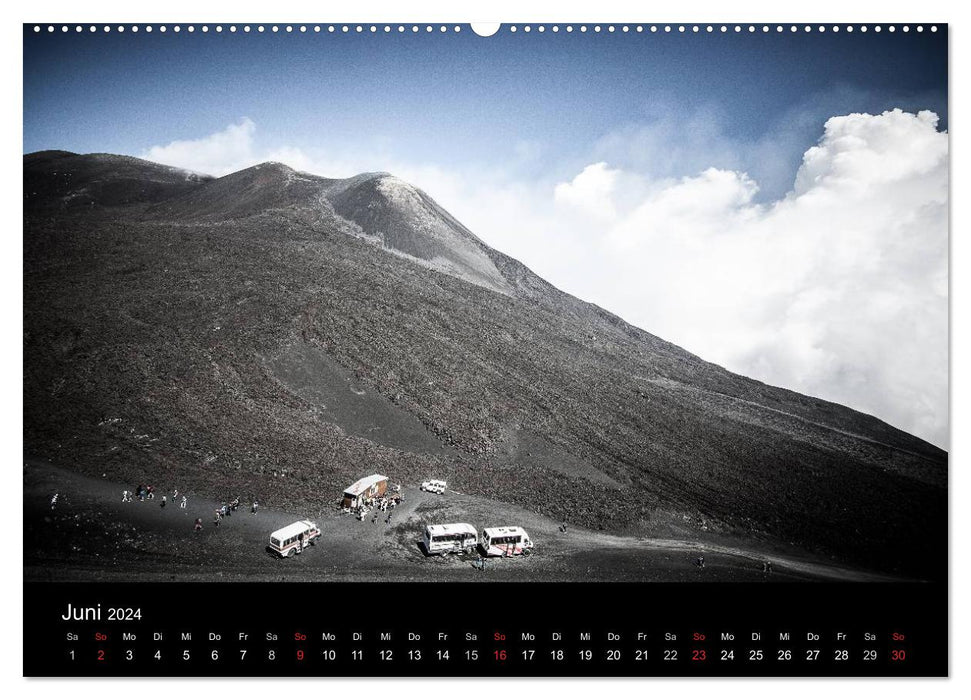 Etna - volcanic landscapes (CALVENDO wall calendar 2024) 