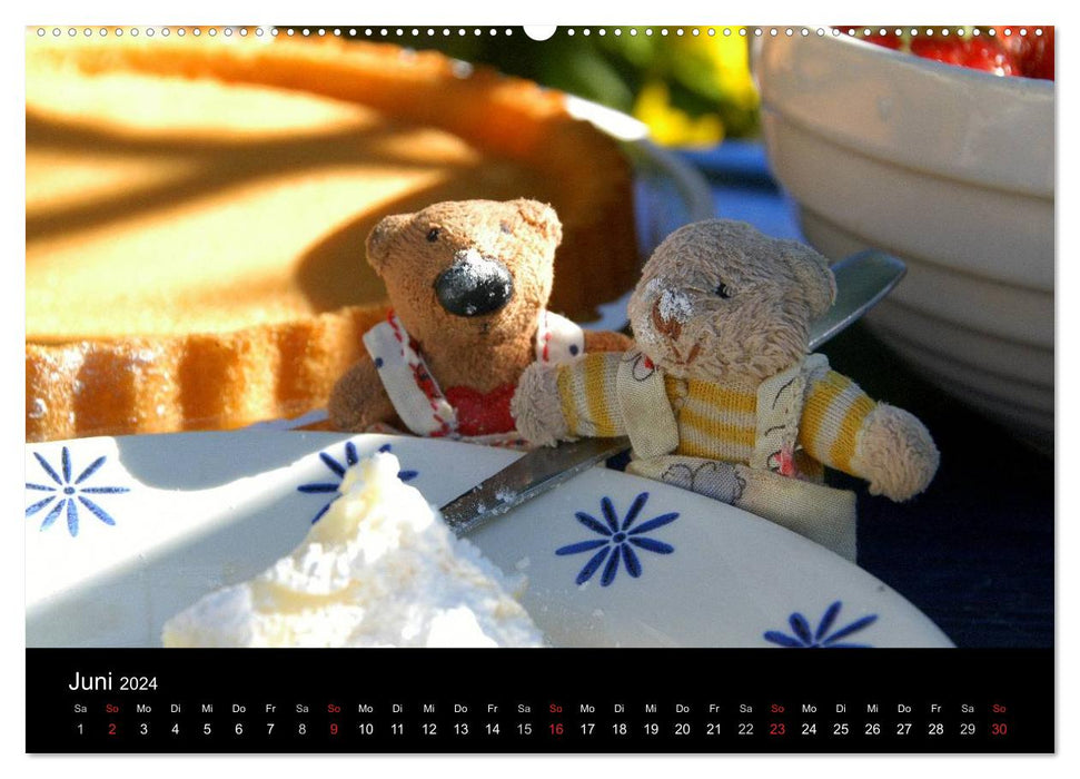 The bear calendar 2024 (CALVENDO Premium wall calendar 2024) 