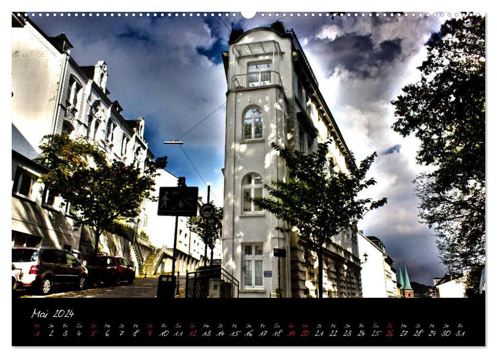 Wuppertal - Stadt der Schwebebahn in HDR (CALVENDO Premium Wandkalender 2024)