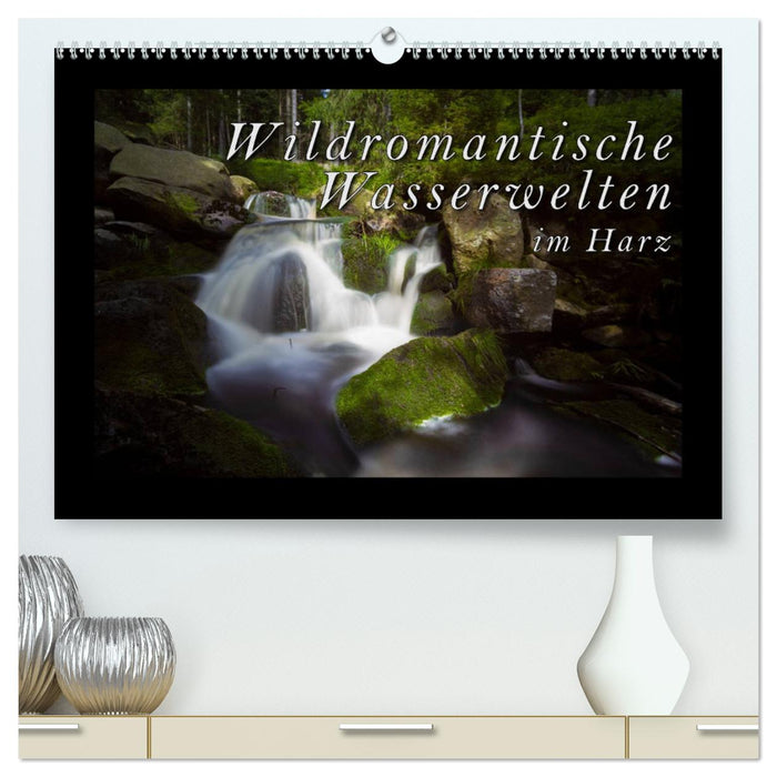 Wild and romantic water worlds in the Harz Mountains (CALVENDO Premium Wall Calendar 2024) 