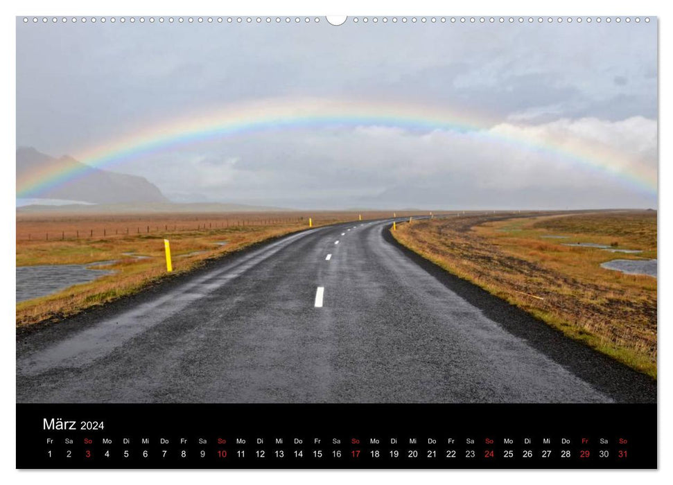 Islandabenteuer 2024 (CALVENDO Wandkalender 2024)