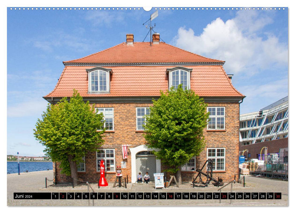 Hansestadt Wismar - Hafenimpressionen (CALVENDO Premium Wandkalender 2024)