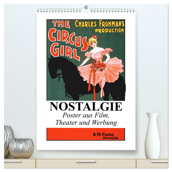 NOSTALGIE posters from film, theater and advertising (CALVENDO Premium Wall Calendar 2024) 